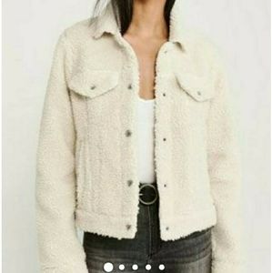 Abercrombie & Fitch Sherpa Trucker Jacket